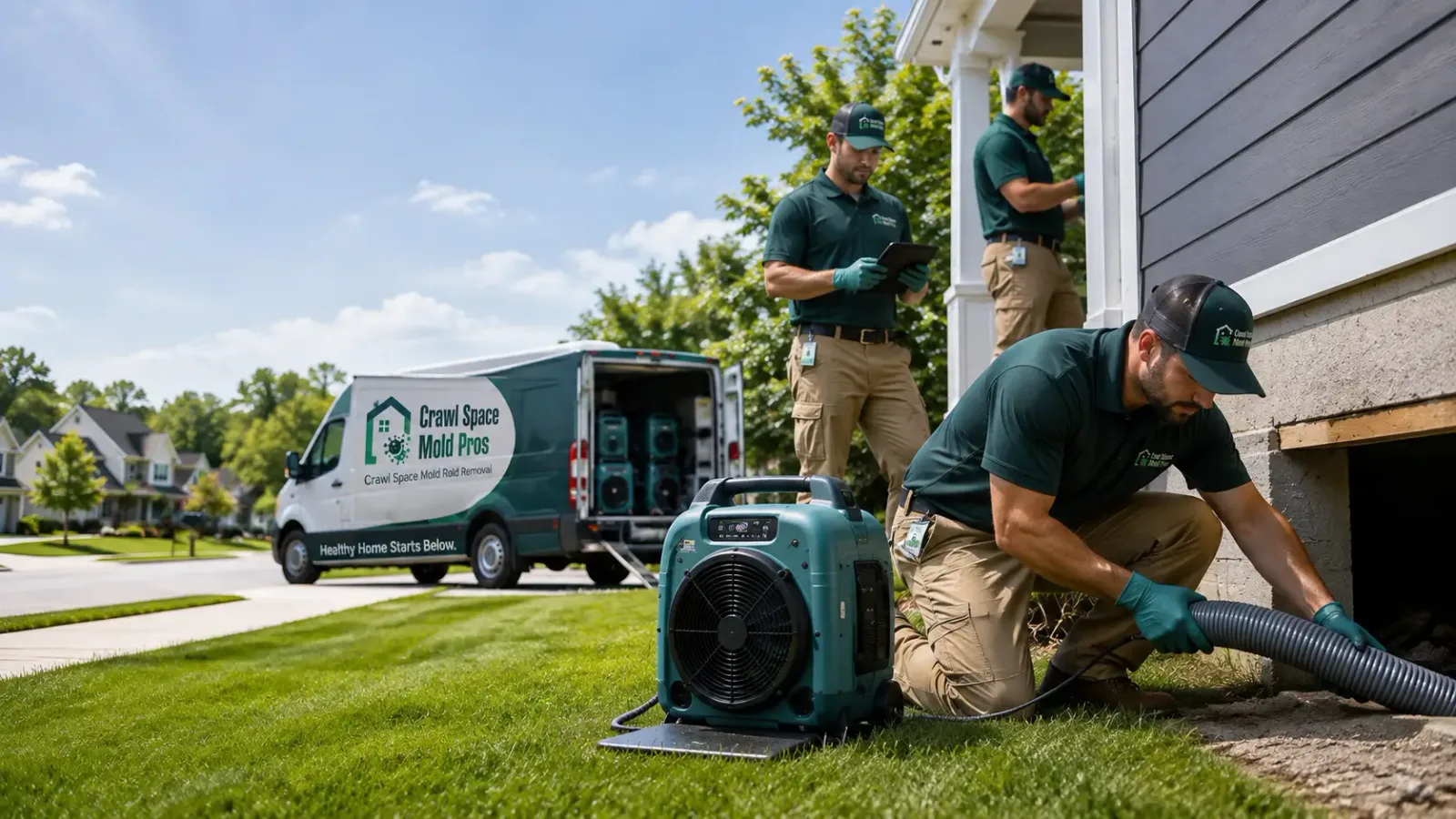 Crawl Space Mold Removal in Lawrence, KS